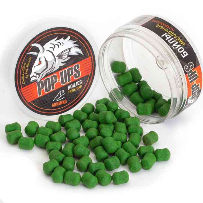 Насадочные бойлы MINENKO POP-UP DUMBELLS MUSSEL 11x14мм