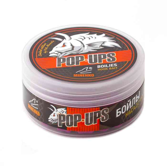 Насадочные бойлы MINENKO POP-UP DUMBELLS SQUID & OCTOPUS 11x14мм