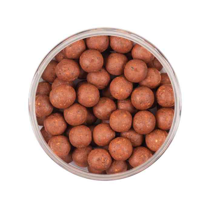 Насадочные бойлы MINENKO STRAWBERRY & MANDARIN 14мм (пылящие)