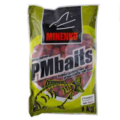 Бойлы пылящие MINENKO Strawberry 24мм (1кг)
