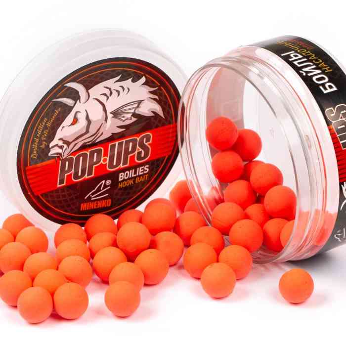 Бойлы плавающие MINENKO STRAWBERRY (Fluo) Pop-Up 14мм