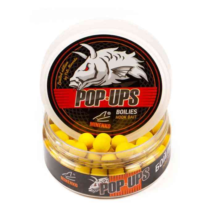 Бойлы плавающие MINENKO YELLOW FLAVOR Pop-Up 12мм