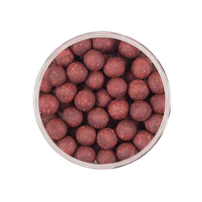 Насадочные бойлы MINENKO STRAWBERRY 14мм (пылящие)