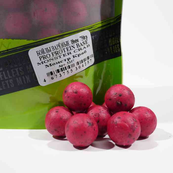 Бойлы варёные монстр краб PRO PROTEIN+   д18 мм