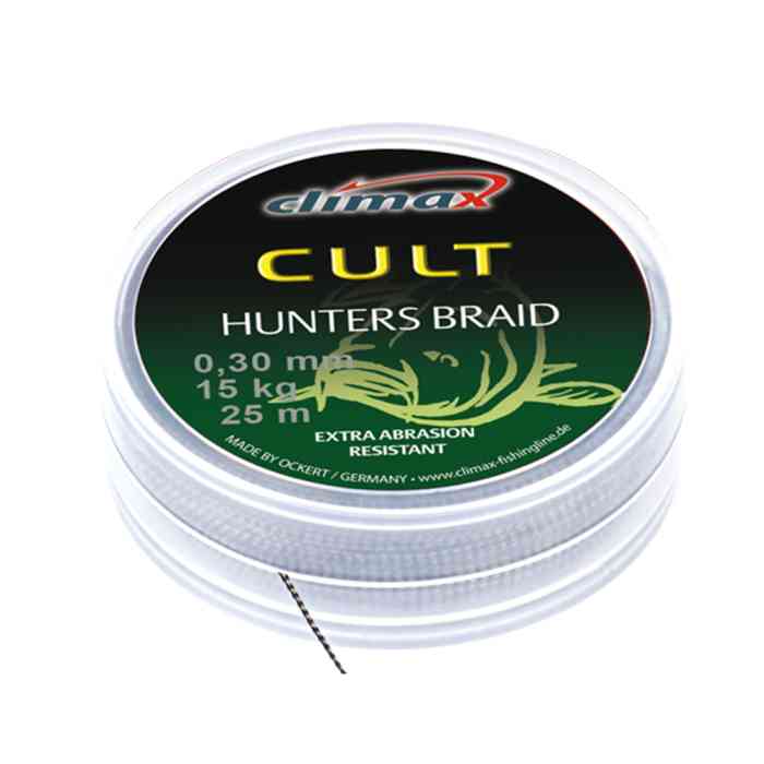 Купить Купить Поводковый материал CULT Hunter's Braid (silt) 25 lbs