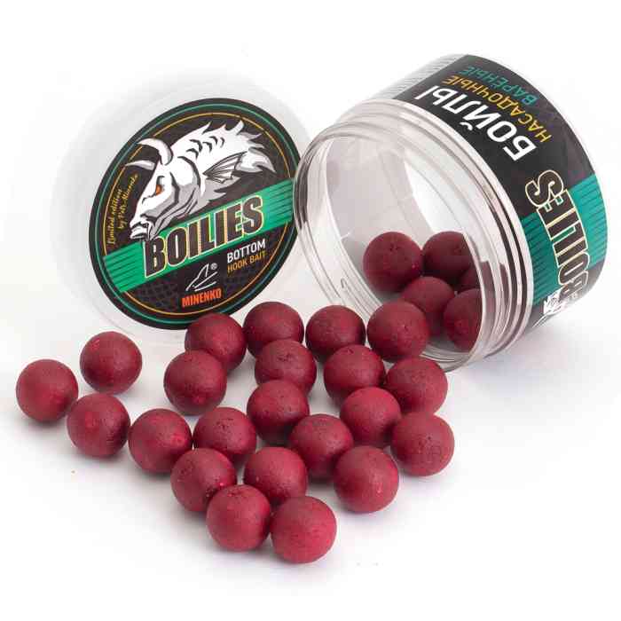 Насадочные бойлы MINENKO CRAB & CHILLI 20мм (варёные)